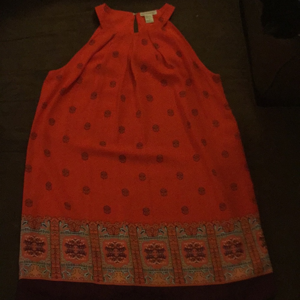 Size 12 orange and purple dress